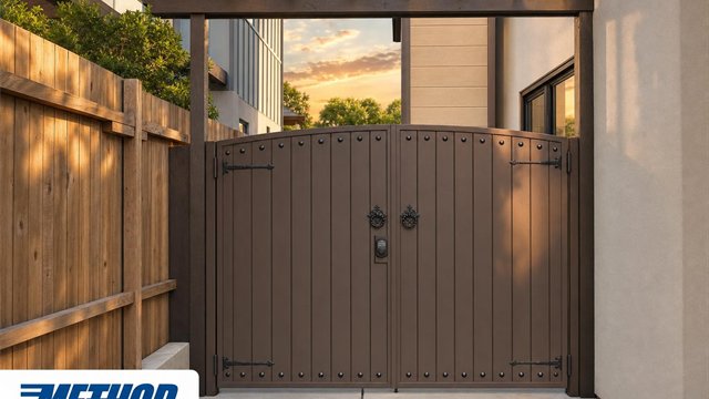McConnell Blvd gate and fence project